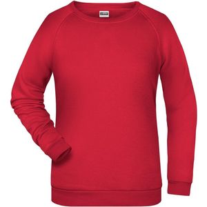 James And Nicholson Dames/dames Basic Sweatshirt (Rood)