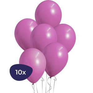 Fuchsia Ballonnen - Roze Ballonnen - Sweet 16 Versiering - Verjaardag Versiering - Helium Ballonnen - 10 stuks