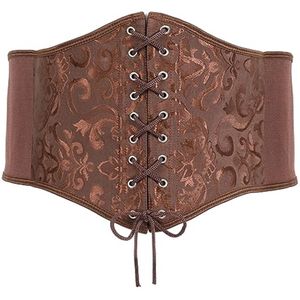 Veterkorset voor dames - Gebonden riem en elastische tailleband voor Halloween en feestjes