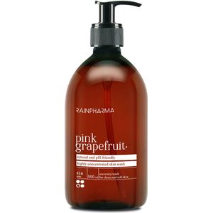 RainPharma Skin Wash Pink Grapefruit - 1000 ml - Huidverzorging - Douchegel - 1 Pomp per Wasbeurt - Goed voor 1 Jaar