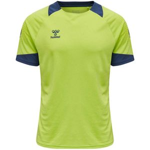 hmlLEAD - T-shirt - Blauw - 100% Polyester - BEECOOL�®-technologie