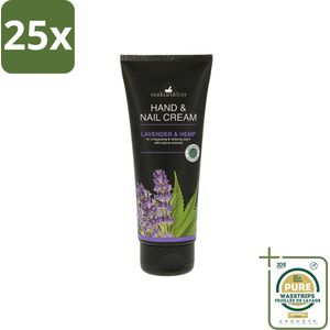25 x Herbamedicus - Handcrème - Lavendel Geur - Verzachtend & Kalmerend - 75 ml - Grootverpakking - Handcrème Lavendel - Handverzorging - Kalmerend Handcrème - Natuurlijke Handcrème - Droge Handen