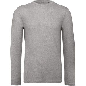 B&C Men's organic Inspire long-sleeve T-shirt CGTM070 - Sport Grey - S