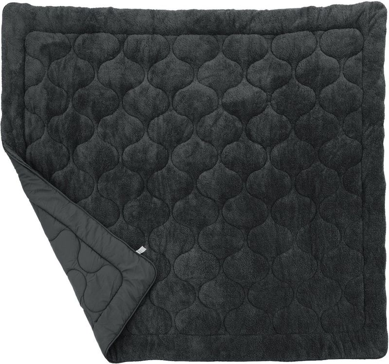Sleeptime - 2 in 1 Teddy Premium Dekbed - Zwart - 140 x 200 cm - Inclusief Slopen