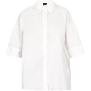 DreiMaster Klassik Blouse 'Classic Look'  wit