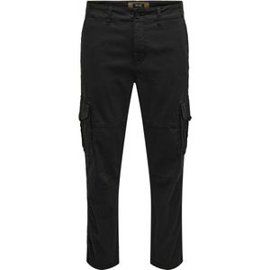 Only & Sons Broek Onsdean Life Tap Cargo 0032 Pant No 22025431 Black Mannen Maat - W31 X L34