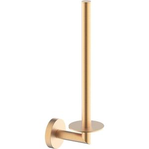 Saqu Nemo Reserverolhouder - 7x9,8x27,7 cm - Messing - WC Rolhouder - Toiletrolhouder - WC Papier Houder