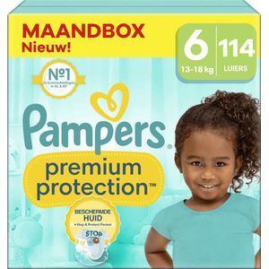 Pampers - Premium Protection - Maat 6 - Maandbox - 114 luiers - 13/18 KG