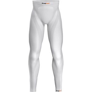 Knapman Zoned Compression Long Pants 45% Wit | Compressie Legging voor Heren | Maat M