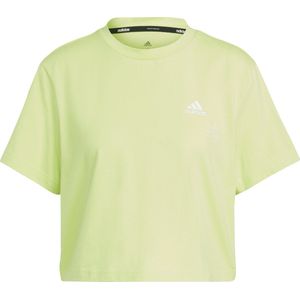 adidas Sportswear Scribble Embroidery Crop T-shirt - Dames - Groen- XL