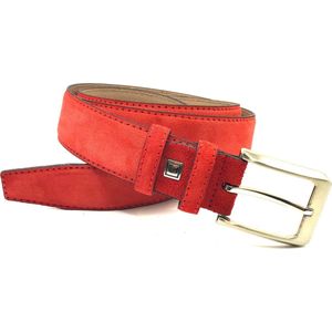 3.5 CM SUEDE RIEM 0004-7 ROOD MAAT 115