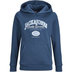 JACK&JONES - JJARI BRANDING SWEAT HOOD JNR - Blauw - Sweater