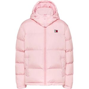 Tommy Jeans Alaska Pufferjack Dames - Ballet Pink - Maat M