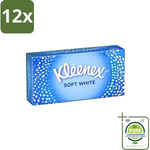 Kleenex - Tissues - Soft White - 70 Tissues - Voordeelverpakking - 12 stuks - Tissue - Tissues