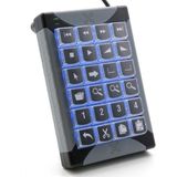 P&I Engineering - XK-24 Toetsenbord - USB - Zwart, Grijs