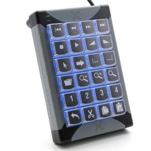 P&I Engineering - XK-24 Toetsenbord - USB - Zwart, Grijs