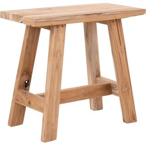 House Nordic - Bijzetbankje - Voetenbankje - Tuinbankje - Barcelona - Teak - 50cm