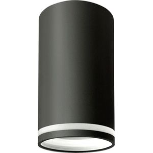 Spectrum - LED plafondspot CHLOE RING - 1x GU10 aansluiting - Mat zwart