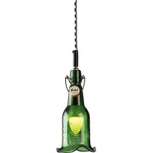 Grolsch Hanglamp Groene Beugelfles