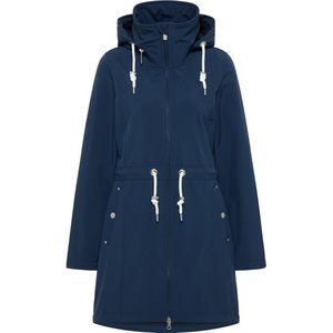 Functionele Mantel - Effen - Regenjas - Licht Gevoerd - Normale Pasvorm