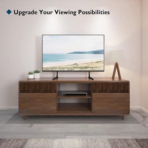 Universele Tafelblad TV Stand Voetstuk voor 22-65 inch LCD/LED/OLED/Plasma TV's, Vervangende TV Stand Benen voor Screen Monitor Riser, Houdt veilig 50KG van Max.VESA 800x400mm