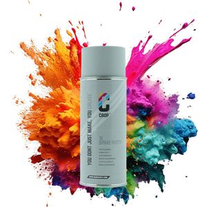 CROP Spuitplamuur Grijs in spuitbus - 400ml - Sneldrogend - Krimpt niet - Plamuur Filler - Spray putty - Spuit plamuur - Premium Quality