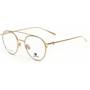 Belstaff - Jagged Clip-On Zonnebril - Goud - Grijs Glas