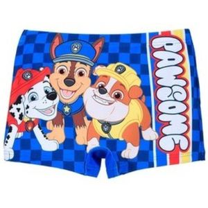 Paw Patrol - zwembroek / zwemboxer - Chase en Marshall zwemshort - Blauw - Maat 98