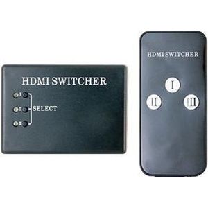 3-In-1-Out HDMI Switcher met Remote Control
