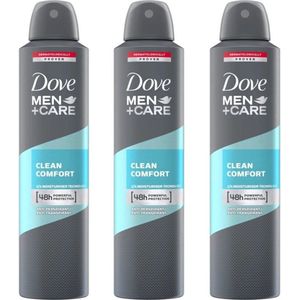 Dove Deo Spray XL - Clean Comfort - 3 x 250 ml