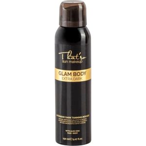 That'so Zelfbruiner Self Tan Voor Lichaam En Gezicht - Glam Body Mousse EXTRA DARK - Direct Een Diep Bruine Kleur - 150ml
