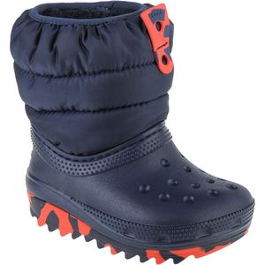 Crocs Classic Neo Puff Boot Toddler 207683-410, voor een jongen, Marineblauw, Sneeuw laarzen,Laarzen, maat: 22/23