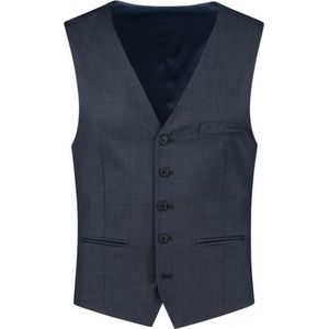 Gents - Gilet heren - Gilet - Wol - Wol Blauw - Maat 48/L