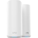 NETGEAR - Orbi RBE872 - Mesh WiFi - Wit - 21000 Mbps - Tri-Band - 2-Pack