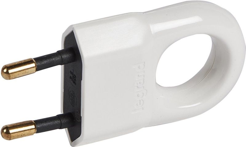 Legrand - Eurostekker - Wit - Kunststof - 2-polig