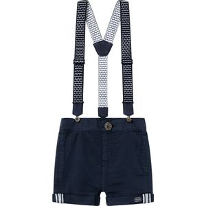 Name it - NBMBEN - Korte Broek - Donkerblauw - Met Bretellen