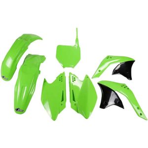 Ufo - KAKIT208-026 - Plastic Set - Groen - Voor Kawasaki KXF 250 2007