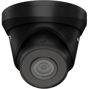 EtiamPro Dome IP-netwerkcamera, bewakingscamera, 4 MP, IR-leds, nachtzicht 30 m, vaste lens, WDR-technologie, PoE-functie, app Guarding Vision, voor binnen en buiten, zwart