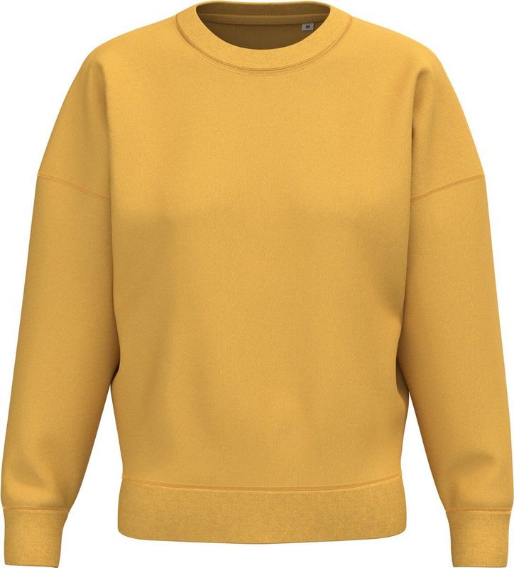 Native Spirit Ecologische dames sweater met ronde hals en afhangende mouwen NS439 - Sun Yellow - L