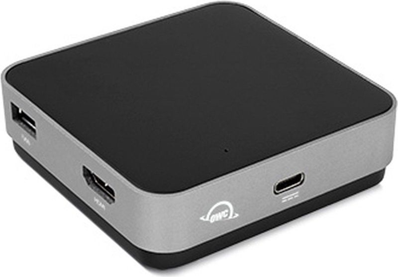 OWC - USB-C Travel Dock - Space Gray - 5 Poorten - HDMI - SD-reader