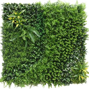 Greenmoods Kunstplanten - Kunstplant - Kunsthaag - Crush - 100x100 cm - Voor binnen en buiten