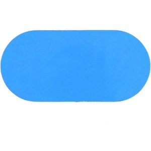 Ovaal - Blauw 90 x 190 mm Anti-slip-vloersticker