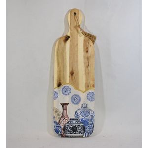 ZoeZo Design - Decoratieve serveerplank - snijplank - houten serveerplank - Marrakech - Arabisch - Oosters - 40 x 12.5 x 1.2 cm