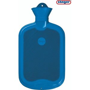 Effen Warmwaterkruik Blauw - Sänger