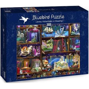 Bluebird - Legpuzzel - Library Adventures in Reading - 3000 (*let op) stukjes