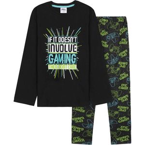 Jongens pyjama set voor kinderen en tieners - warme nachtkleding met lange mouwen
