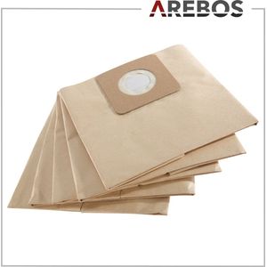 AREBOS 5x Stofzuigerzak geschikt voor industriële stofzuiger 1600W