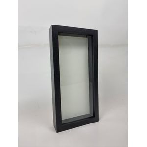 Diepe lijst Zwart/Wit 4,5x16x33cm - Frame - Luxe Lijst - kader - Hangend