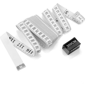 Meetlint 300 cm voor naaien en meten, dubbelzijdig design, ideaal voor kleermakers en huisgebruik
