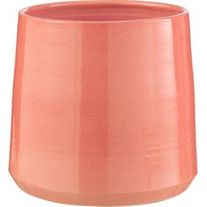 J-line - Bloempot Rond Keramiek Roze Large - 28x28x26cm